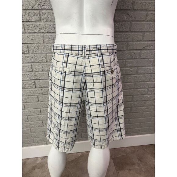 Covington Men Plaid Shorts Size 34 - Picture 2 of 8